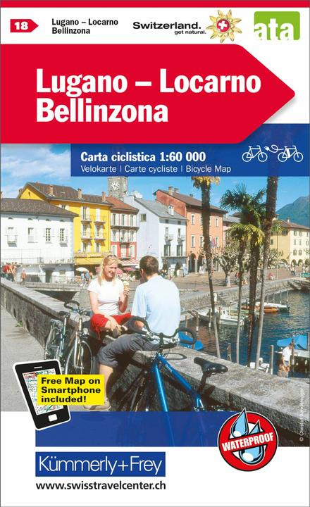 Produktbild Velokarte Lugano - Locarno - Bellinzona Nr. 18