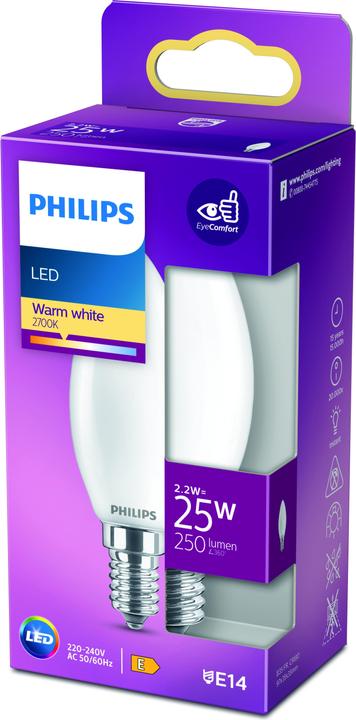 Immagine prodotto Philips Lampada (E14, 2.20 W, 250 lm, 1 x, E)