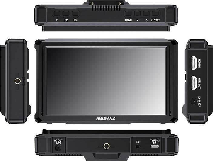 Actual product image Feelworld FW568 PRO 6" HDMI monitor with 1200nits brightness (6")