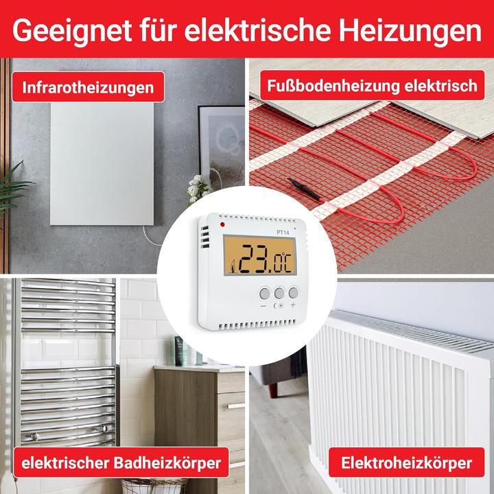 Produktbild Elektrobock EB PT14 - Raumthermostat Aufputz (PT14)