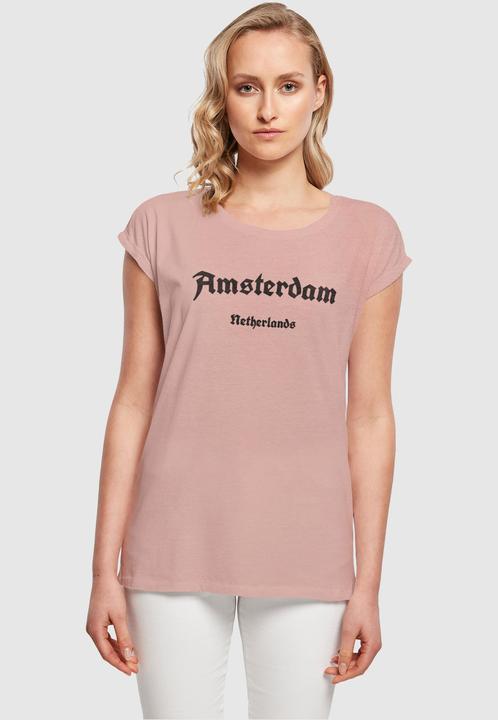 Actual product image Merchcode Ladies Amsterdam Extended Shoulder Tee - 113111 (M)