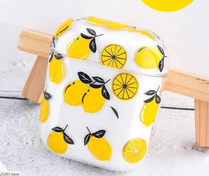 Actual product image PhoneLook Sheath Transparent Lemons (Headphone bag)