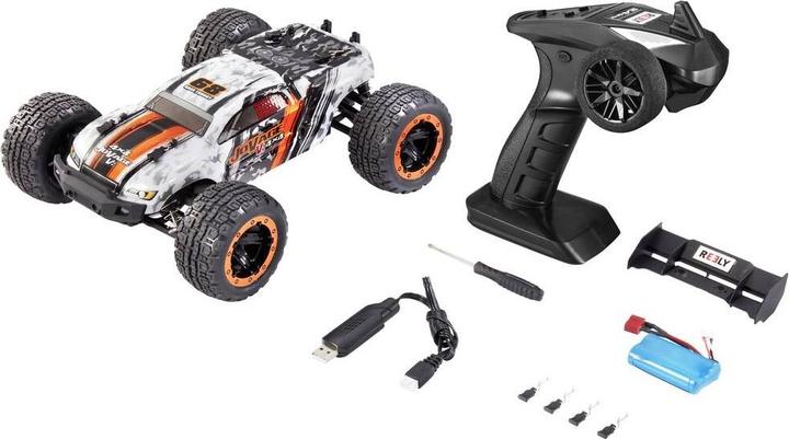 Produktbild Reely JoVage 4x4 V2 Orange/Weiss Brushed 1:16 RC Modellauto Elektro Truggy Allra (RTR Ready-to-Run)