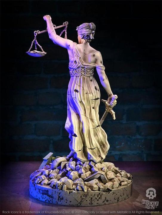 Actual product image Knucklebonz Rock Iconz on Tour: Metallica - Lady Justice Statue