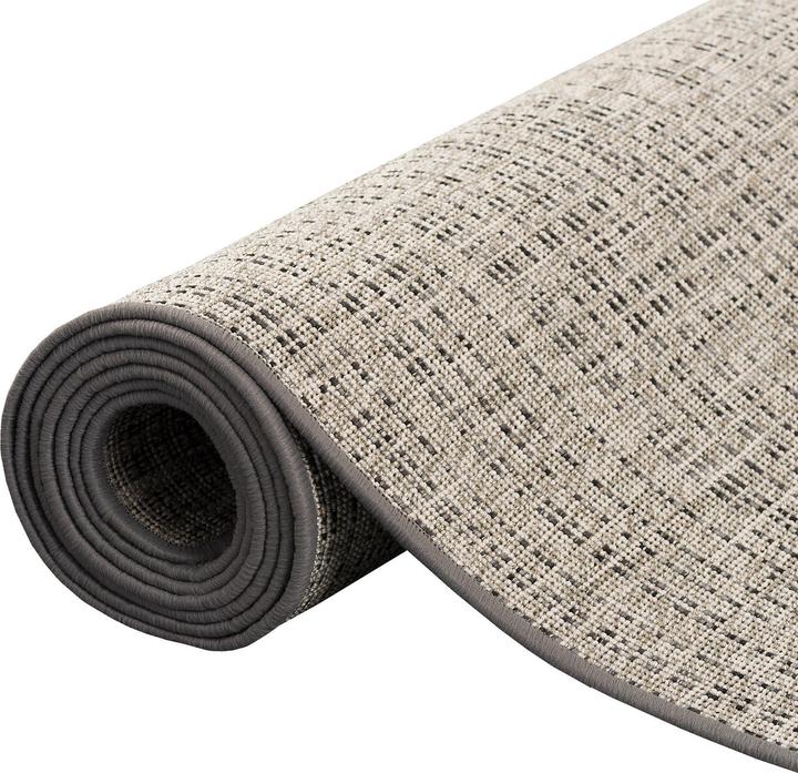 Produktbild Snapstyle Sisal-Optik Designer Flachgewebe Teppich Pure Beige Grau Meliert (200 x 250 cm)