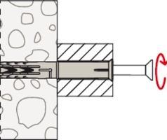 Actual product image Fischer Frame anchor R 88542 SXR 10x200 T screw steel galv. zinc-plated / anchor nylon (50 pcs.)