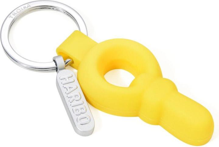 Actual product image Troika HARIBO SCHNULLER Porte-clés tétine, jaune