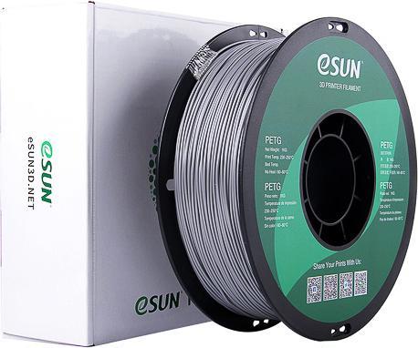 Image du produit eSUN PETG 1,75mm Solid Silver 1kg Filament 3D (PETG, 1.75 mm, 1000 g, Argent)