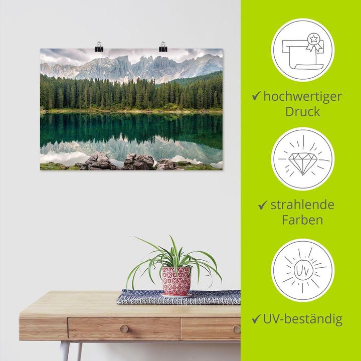 Actual product image Artland Silent mountain world U4NM (60 x 40 cm)