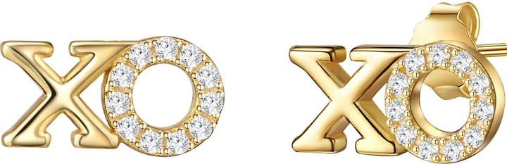 Glanzstücke München Damen XO Sterling Silber Zirkonia gelbgold - 23656 (Sterling Silber)