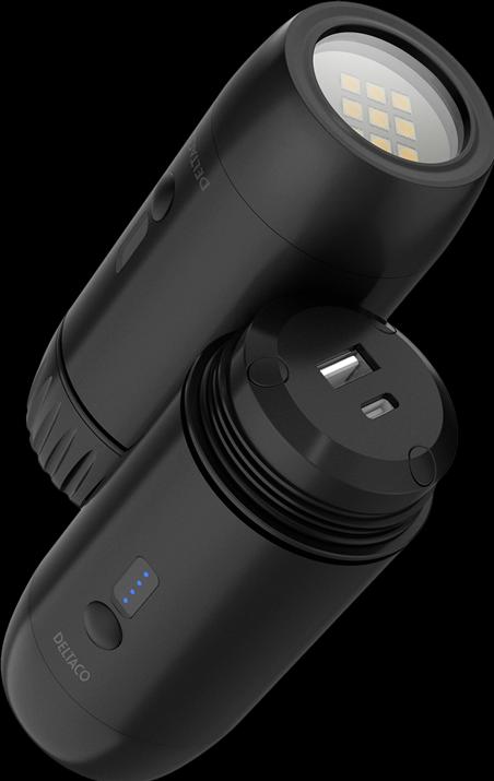 Actual product image Deltaco PB-Q1002 power bank Lithium-Ion (Li-Ion) Black (15000 mAh)