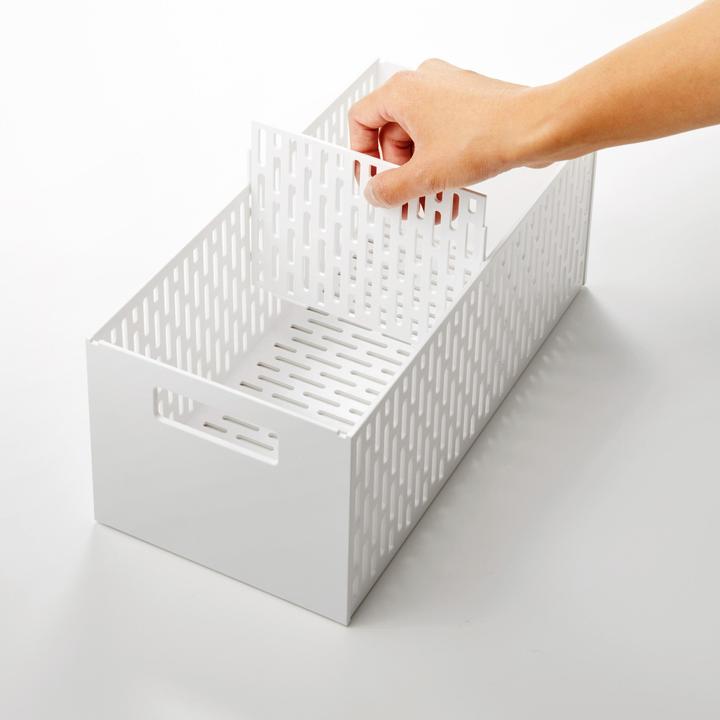 Actual product image Yamazaki Storage baskets with stand TOWER (2 x)