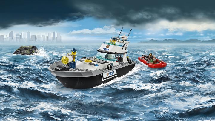 Produktbild LEGO City Polizei-Patrouillen-Boot (60129, LEGO City)