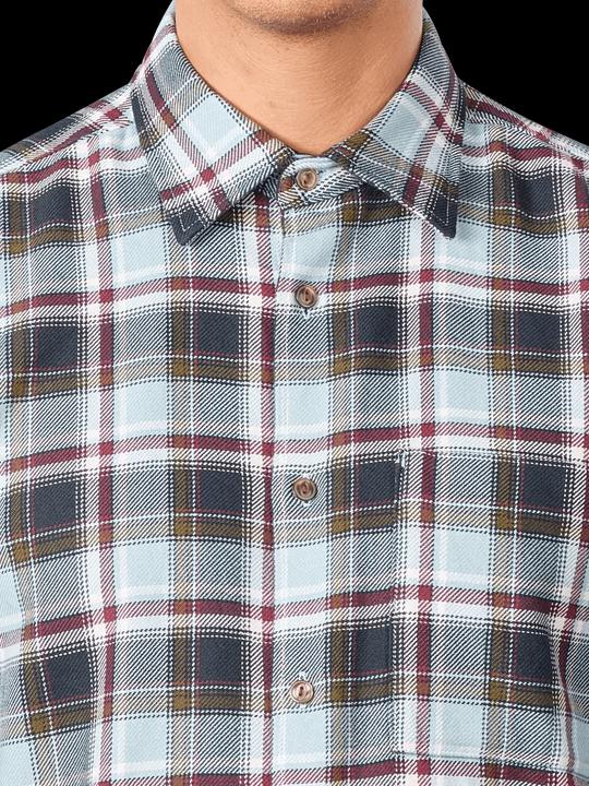 Immagine prodotto Marc O'Polo Kent Collar Shirt Chest Pocket Multi/Botticelli (XXL)
