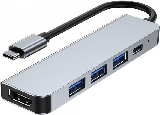 Productafbeelding Gembird Multi Port Adapter USB Type C (USB-C, 5 Havens)