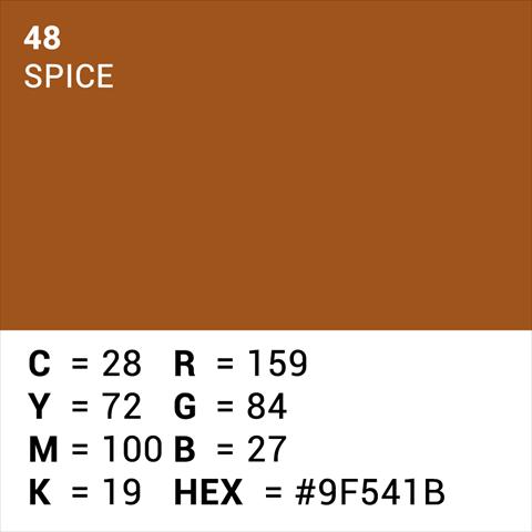 Produktbild Superior Hintergrund Papier 48 Spice 1,35 x 11m (135 cm)