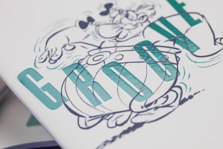 Actual product image Clairefontaine Asterix 5 Notebook (11 x 17 cm, Lined, Hardcover)