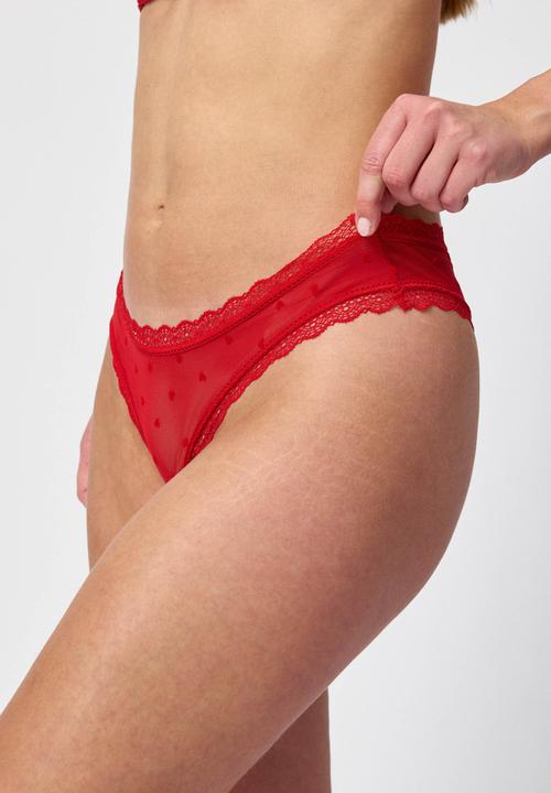 Actual product image Snocks Thongs with lace (S)