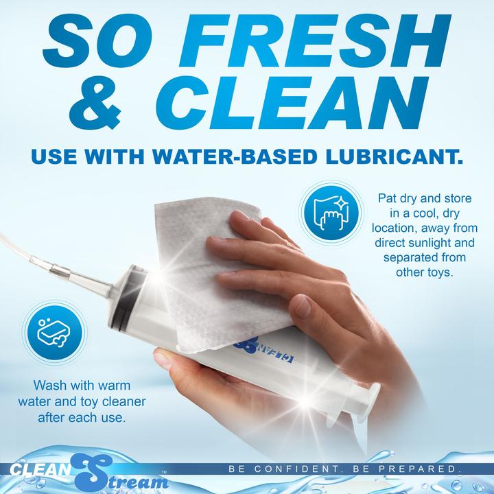 Produktbild CleanStream XR Brands EinlaufSpritze mit Zubehör 150 ml