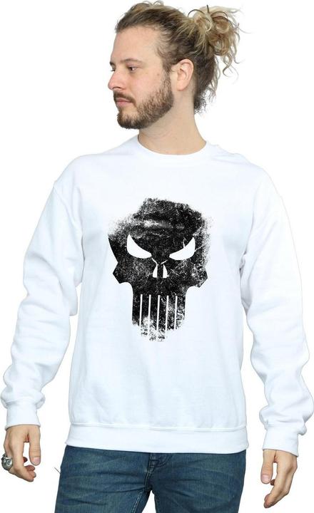 Immagine prodotto The Punisher Distrressed Skull Felpa Uomo (XXL)