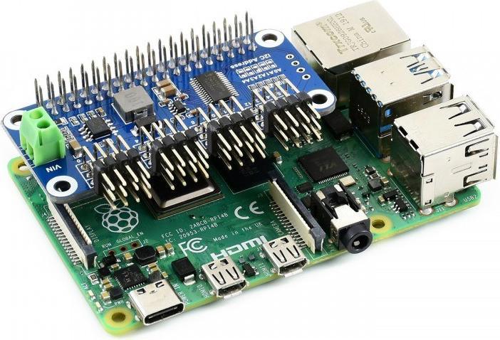 Produktbild WaveShare Servo Treiber HAT (B) für Raspberry Pi 16-Kanal mit I2C