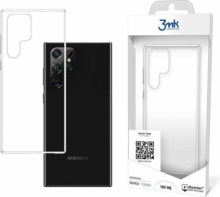 Actual product image 3MK Fully Secure AC Sam S22 Ultra S908 Armor Case Clear (Samsung Galaxy S22 Ultra)