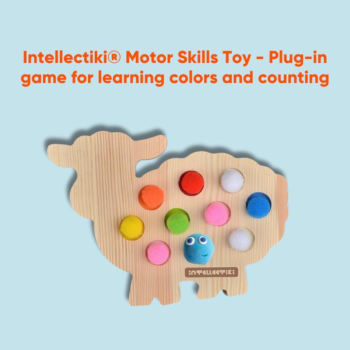 Produktbild Intellectiki Steckspiel Schmetterling mit Filz