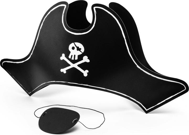 Produktbild Partydeco Piratenhut und Augenklappe