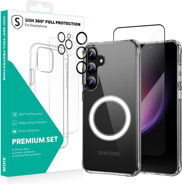 Actual product image SIGN 360 Complete Protection Package for Samsung Galaxy S24 (Samsung Galaxy S24)