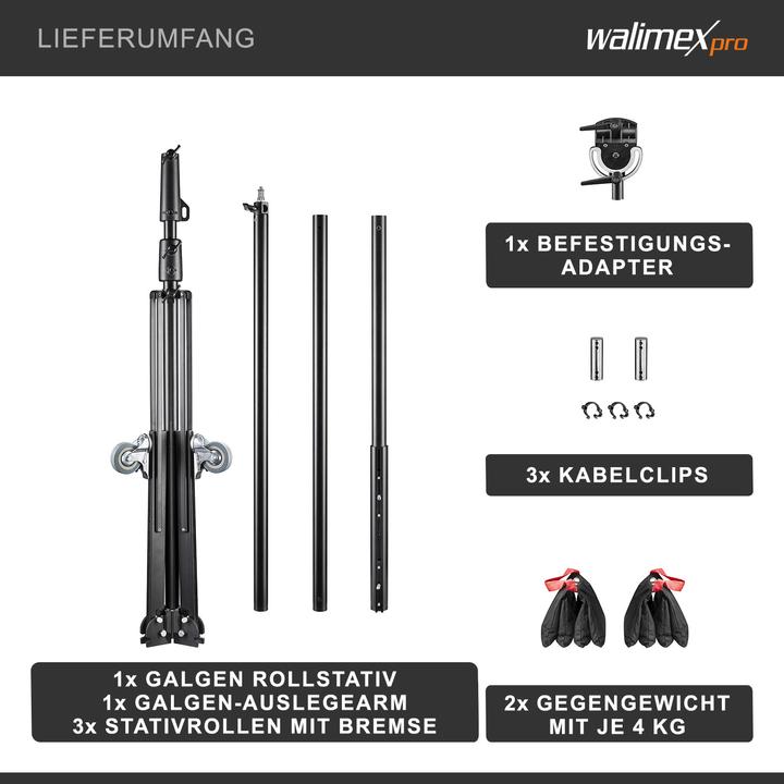 Produktbild Walimex pro Filmset Pro (290 cm, 10 kg)