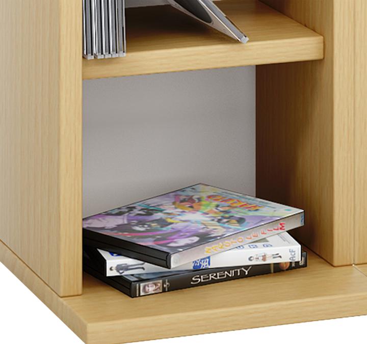 Immagine prodotto VCM Scaffale porta CD e DVD in legno Milano (42 x 20 x 92 cm)