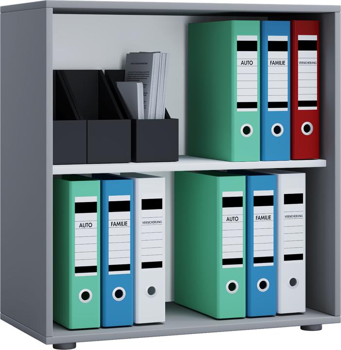 Actual product image VCM Wood office cabinet filing rack Lona 2 compartments (70 x 40 x 74 cm)