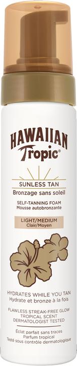 Actual product image Hawaiian Tropic Sunless Tan (Self tanning foam, 200 ml)