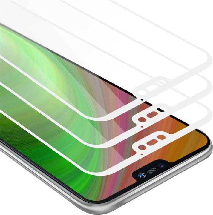 Actual product image Cadorabo Full screen display protection glass (3 Piece, Huawei P20 Lite)