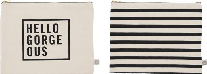 Produktbild House Doctor Clutch, HDCanva, BlackOff-white (1.20 l)