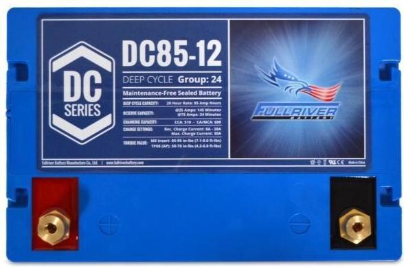 Actual product image Fullriver AGM battery DC85-12 (12 V, 85 Ah)