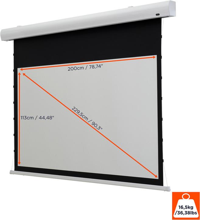 Actual product image Celexon Screen HomeCinema Tension 200 x 113 cm, 90" - MWHT (90", 16:9)