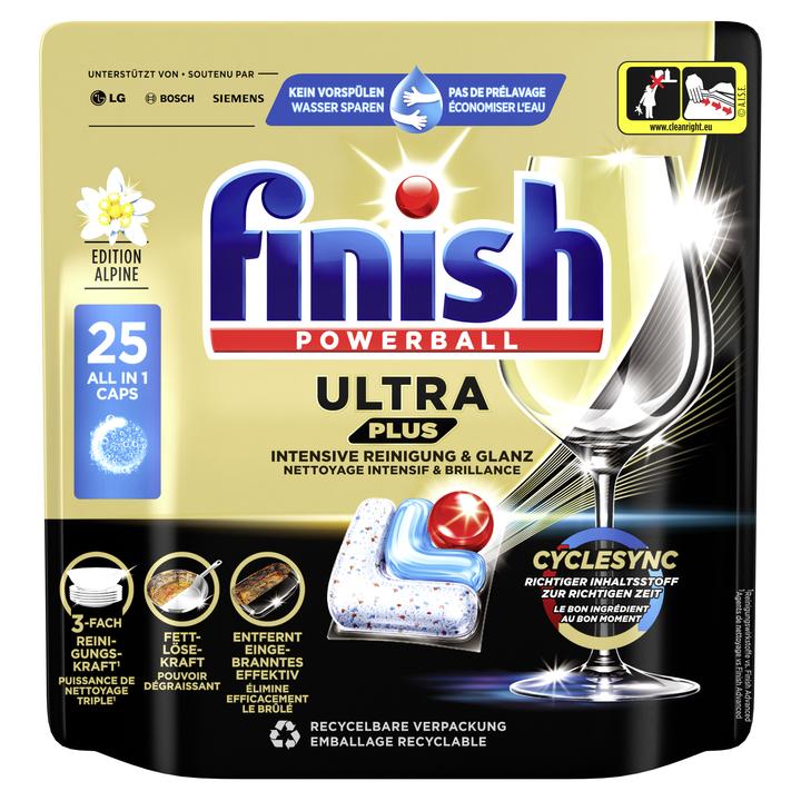 Finish Ultra Plus (Caps, 25 Washing cycles)