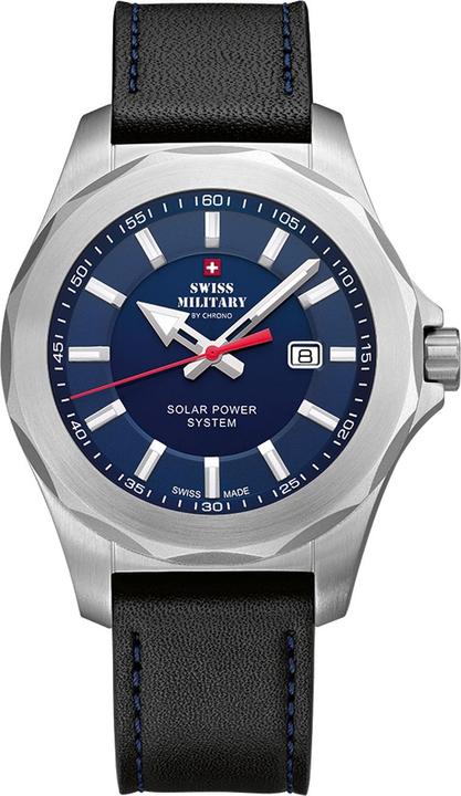Produktbild Swiss Military SMS34073.05 Solar Herren 42mm 10ATM (Analoguhr, 42 mm)