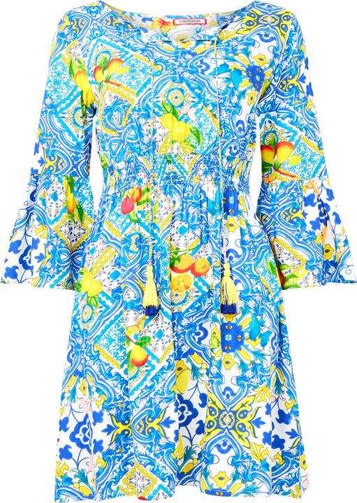 Actual product image Joe Browns Fruity Tile Shirred Waist Tunic (42)