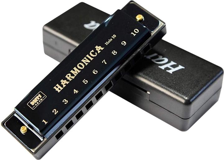 Actual product image JTI Harmonica - 10 holes - key of C (Harmonica, Diatonic, C major)