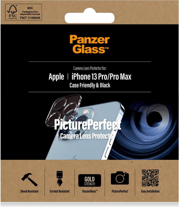 Produktbild PanzerGlass Camera Protector (1 Stück, Apple iPhone 13 Pro Max, Apple iPhone 13 Pro)
