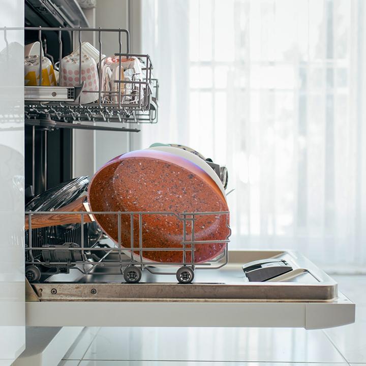Actual product image Livington Copper & Stone Pan (24 cm, Glass)