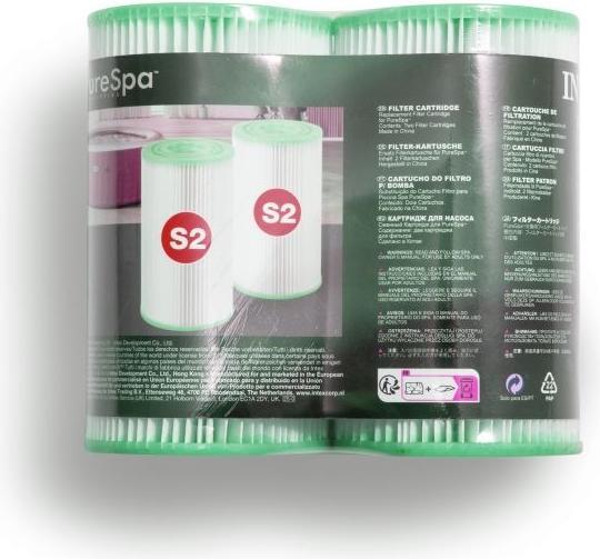 Productafbeelding Intex Filter Cartridge S2 Twin Pack For Spa