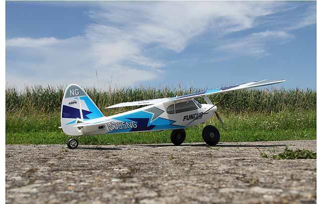 Produktbild Multiplex RC Motorflugmodell RR FunCub NG blau Modellflugzeug (Motorflugzeug)