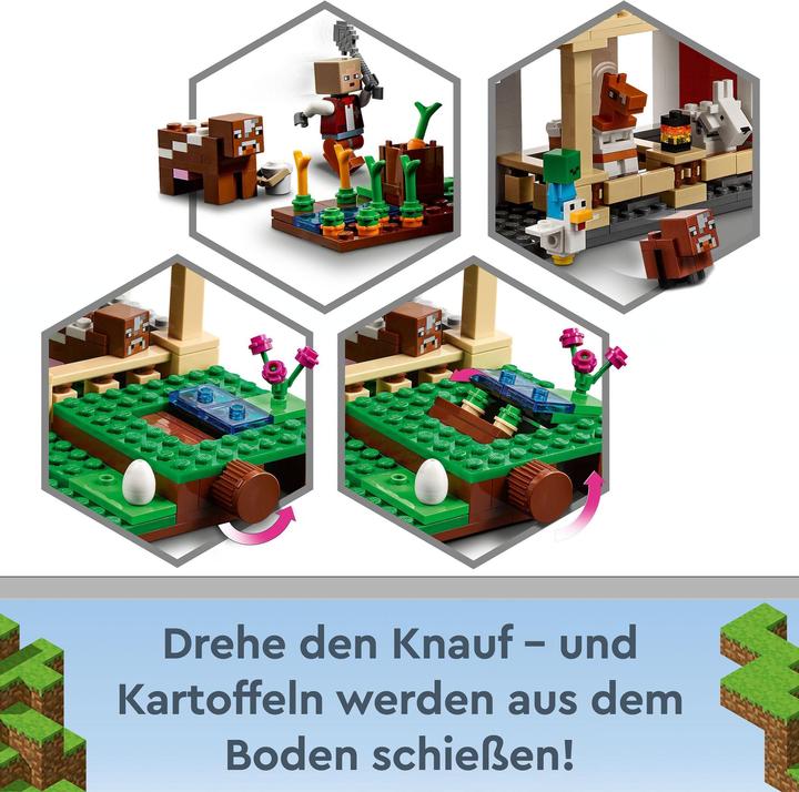 Image du produit LEGO La grange rouge (21187, LEGO Minecraft)
