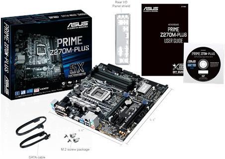Image du produit ASUS Prime Z270m-Plus (LGA 1151, Intel Z270, mATX)