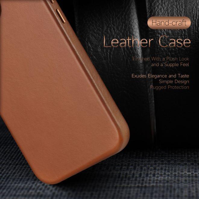 Actual product image Dux Ducis Naples Series Genuine Leather Case (Apple iPhone 14 Plus)