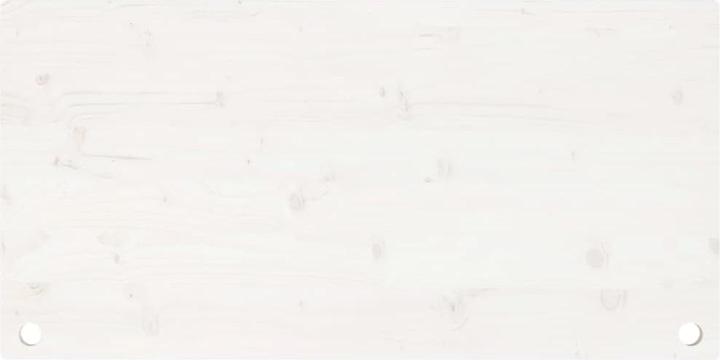 Image du produit VidaXL Schreibtischplatte Weiss 110x55x2,5 cm Massivholz Kiefer (110 x 55 x 2,5 cm)