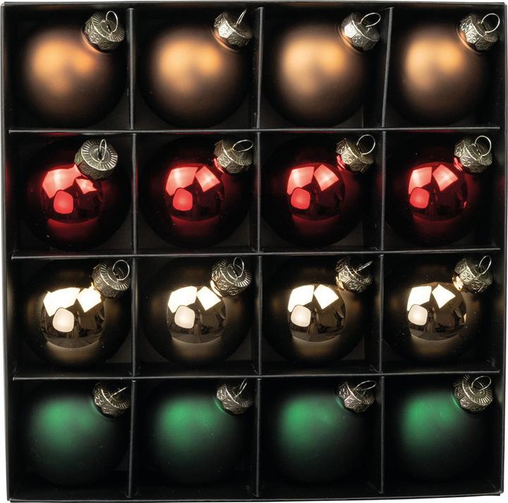 Riffelmacher Boules de Noël mix (16 -pièce)